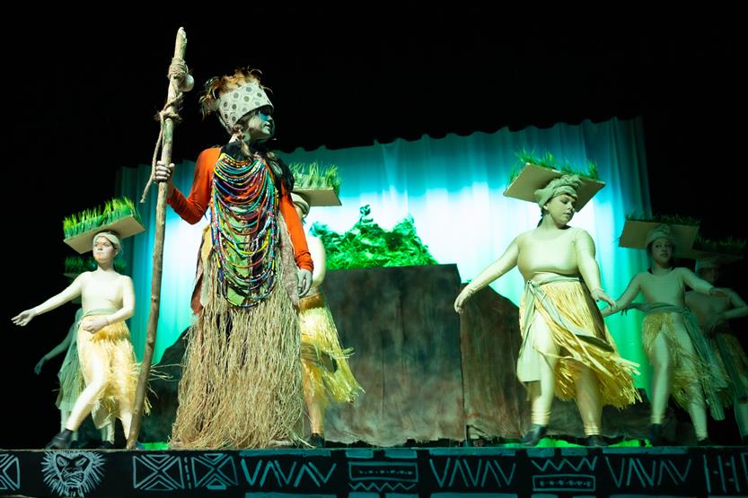 Fairview Middle students perform The Lion King, Jr.